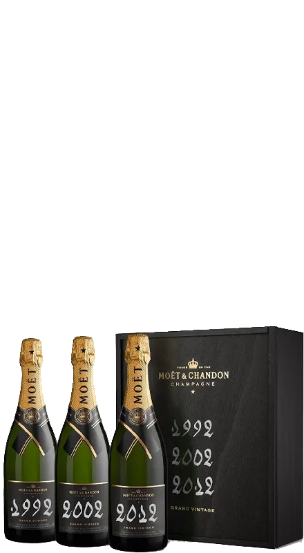 Moët & Chandon Grand Vintage Collection 3 Pack